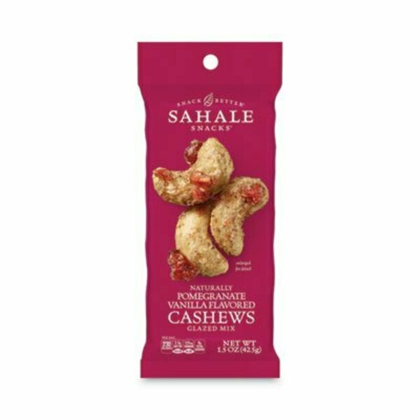 Folgers Coffee Sahale, Glazed Mixes, Cashew Pom Vanilla, 1.5 Oz, 18PK 900021